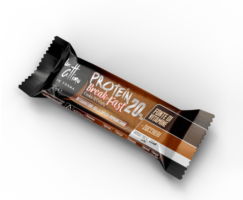 1 Attimo In Forma Barretta Proteica Al 20% Cookie e Crispy 50g