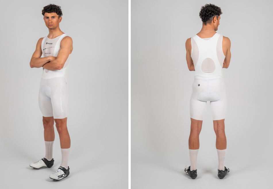 Pissei Salopette Estiva Prima Pelle Bianco