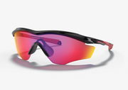 Lunettes Oakley M2, monture XL, blanc poli, Fire Iridium