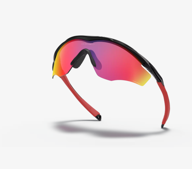 Lunettes Oakley M2, monture XL, blanc poli, Fire Iridium