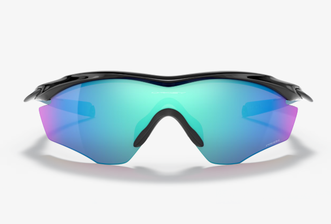 Lunettes Oakley M2, monture XL, blanc poli, Fire Iridium
