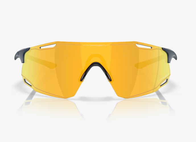 Lunettes Oakley Cybr Dyno blanches polies Prizm Road