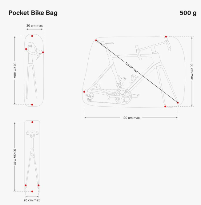 Scicon Borsa Pocket Porta Bici Ripiegabile