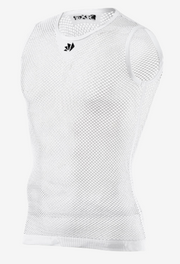 Sixs Intimo Smanicato Leggero A Rete Bianco