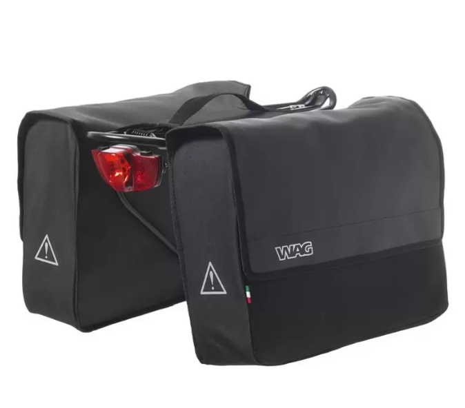 Wag Borsa City Rigida Cordura 600d Straps Universale Al Portapacchi