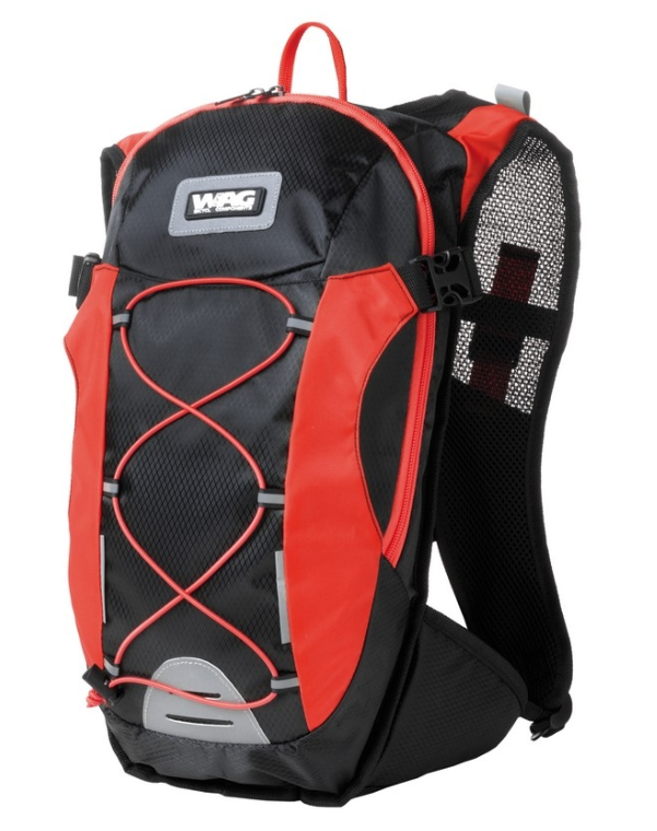 Wag Zaino Completo Di Sacca Idrica 1,5L Nero / Rosso