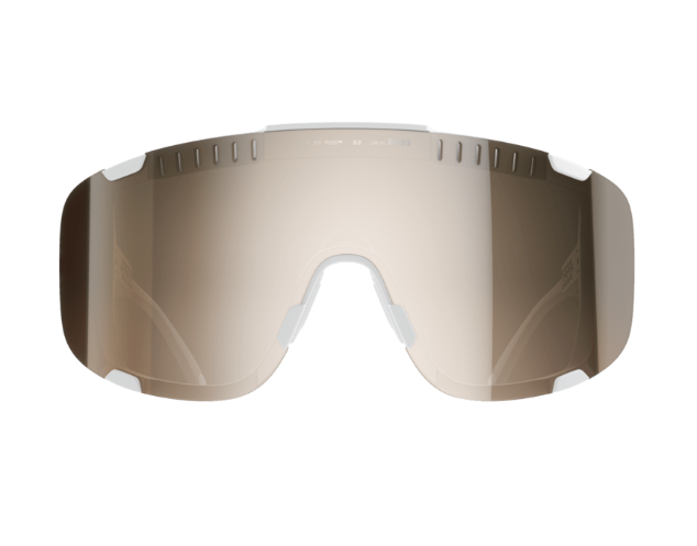 Poc Occhiali Devour+ Hydrogen White Clarity Trail Partly Sunny Silver