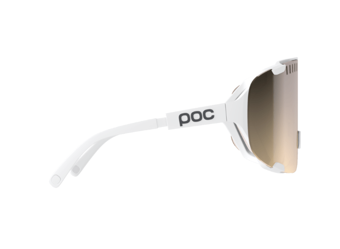 Poc Occhiali Devour+ Hydrogen White Clarity Trail Partly Sunny Silver