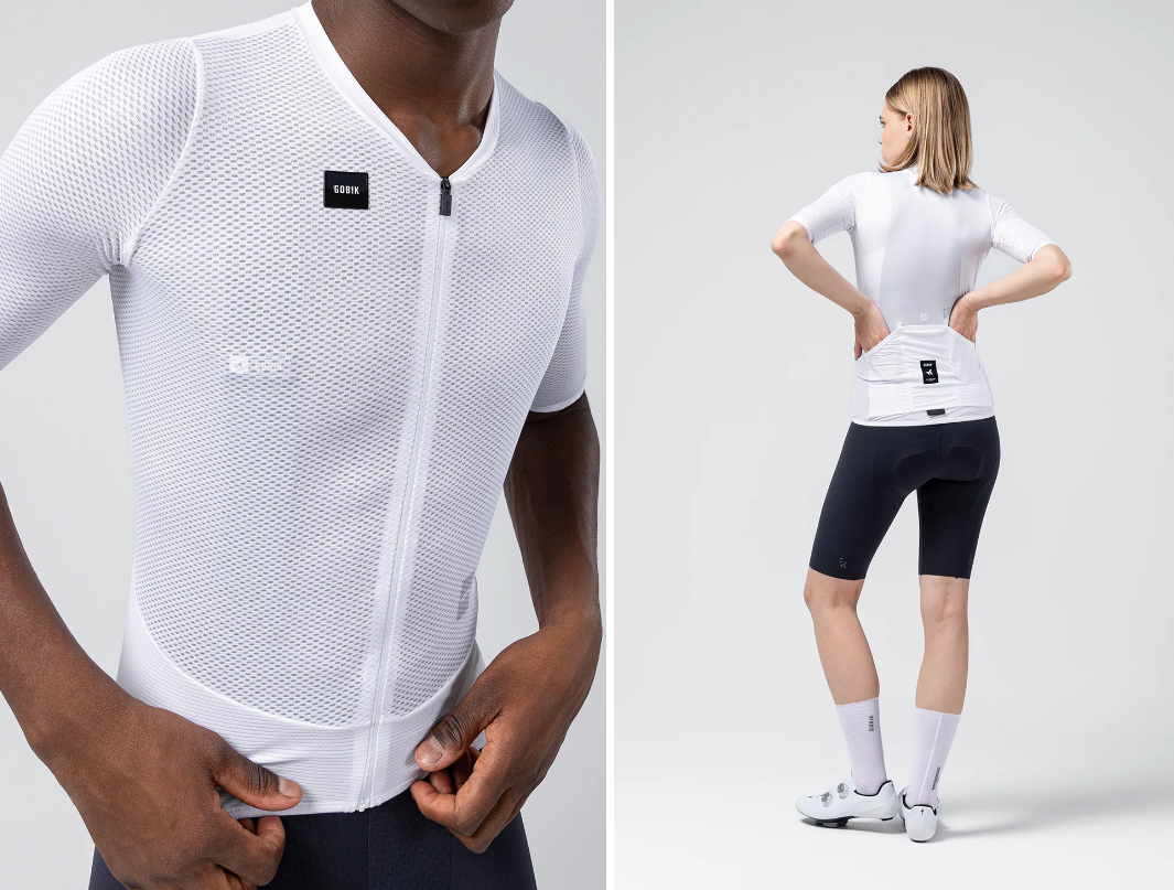 Gobik Maglia Estiva Carrera 3.0 Unisex Bianco
