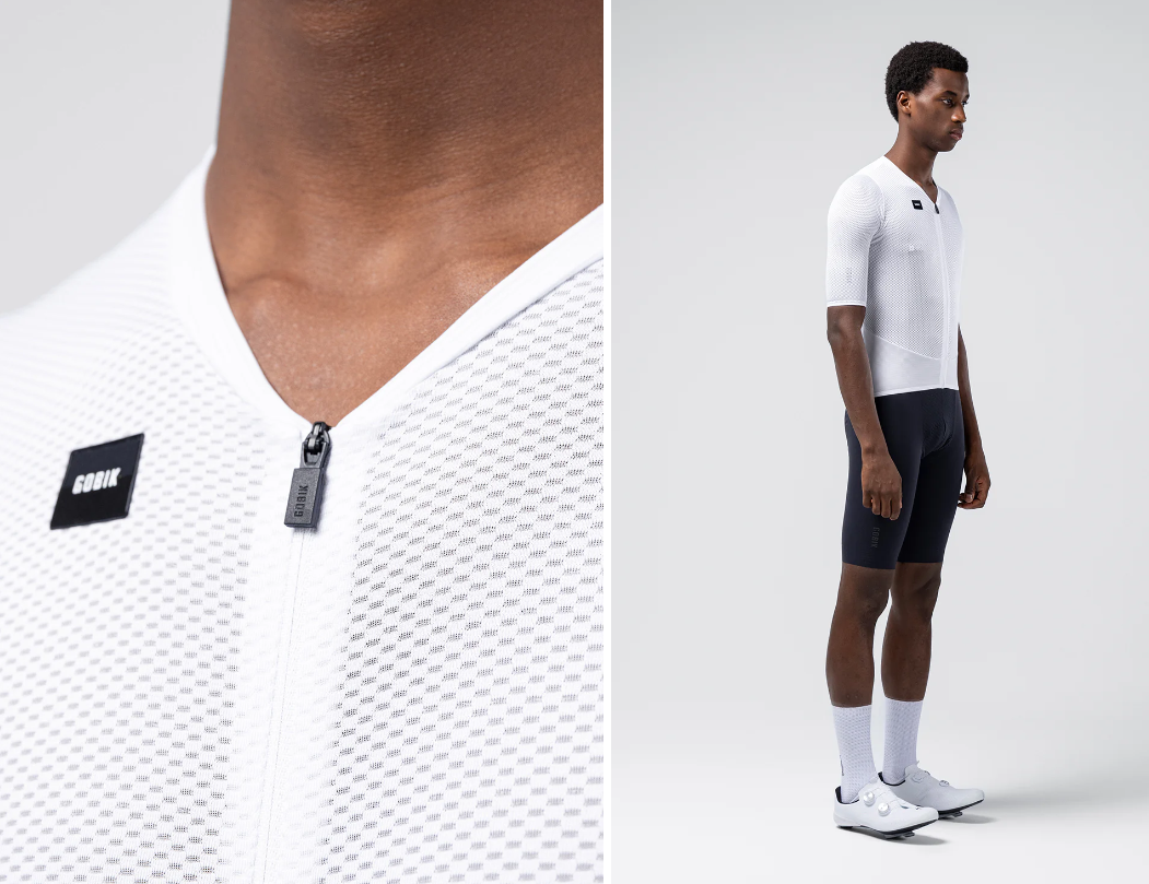 Gobik Maglia Estiva Carrera 3.0 Unisex Bianco