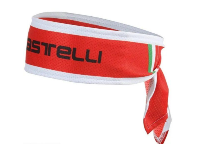 Castelli Bandana White/Black