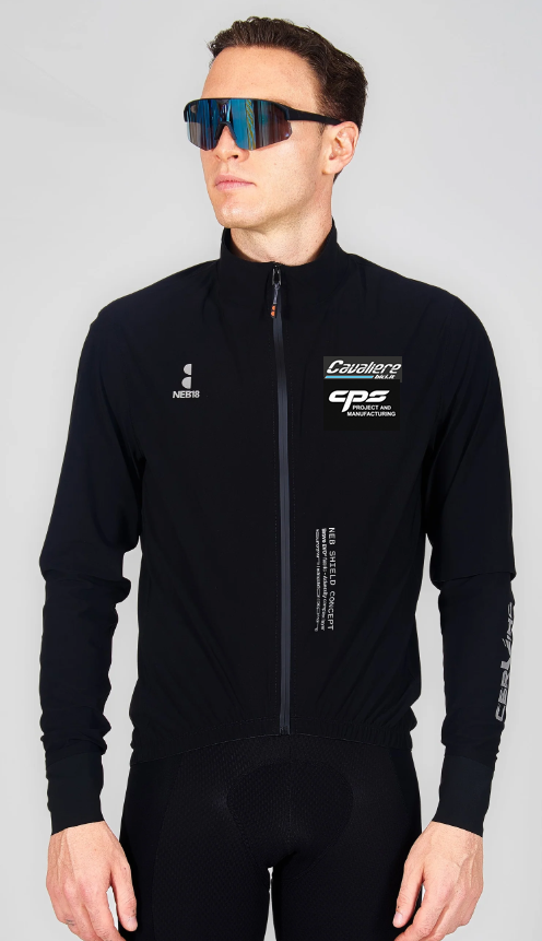 Pissei Rolle CPS Wind Vest Light Blue Polka Dots White