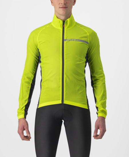 Castelli Squadra Stretch Silver Gray/Dark Gray Windproof Cape