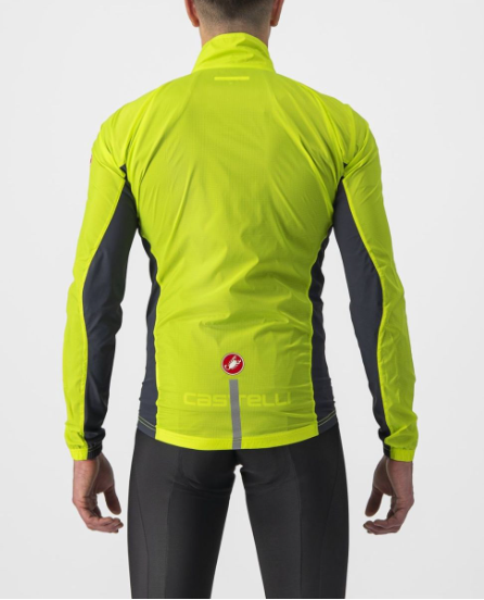 Castelli Squadra Stretch Silver Gray/Dark Gray Windproof Cape