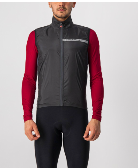 Castelli Gilet Antivento Squadra Stretch Nero