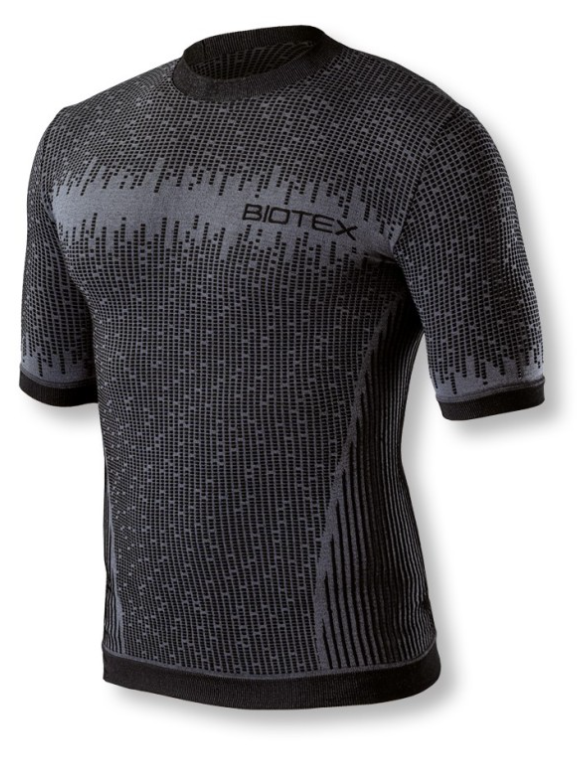 Biotex Intimo Manica Corta 3D Nero