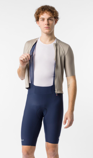 Castelli Salopette Estiva Espresso 2 Belgian Blue