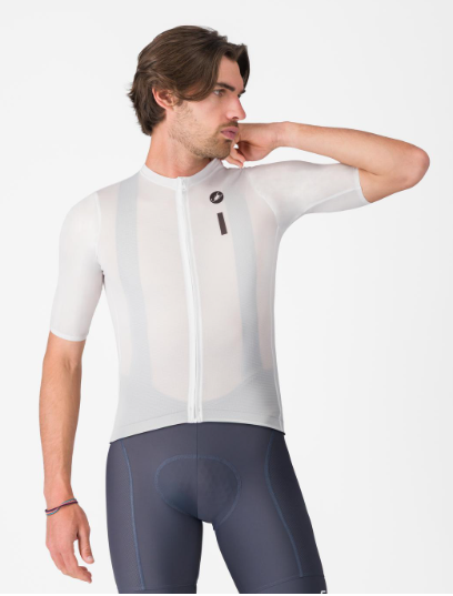 Castelli Maglia Estiva Drittone Logo Bianco/Nero