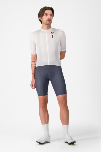 Castelli Maglia Estiva Drittone Logo Bianco/Nero