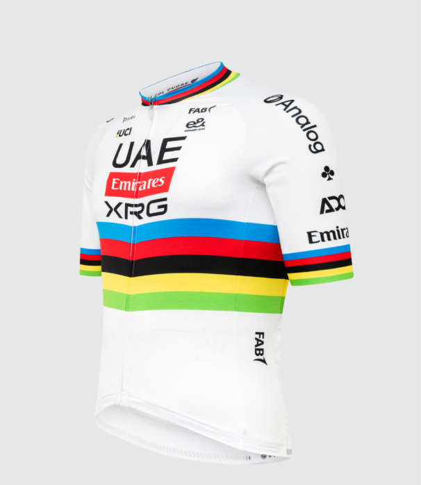 Pissei Maglia Estiva Replica Tadej Pogacar World Champion