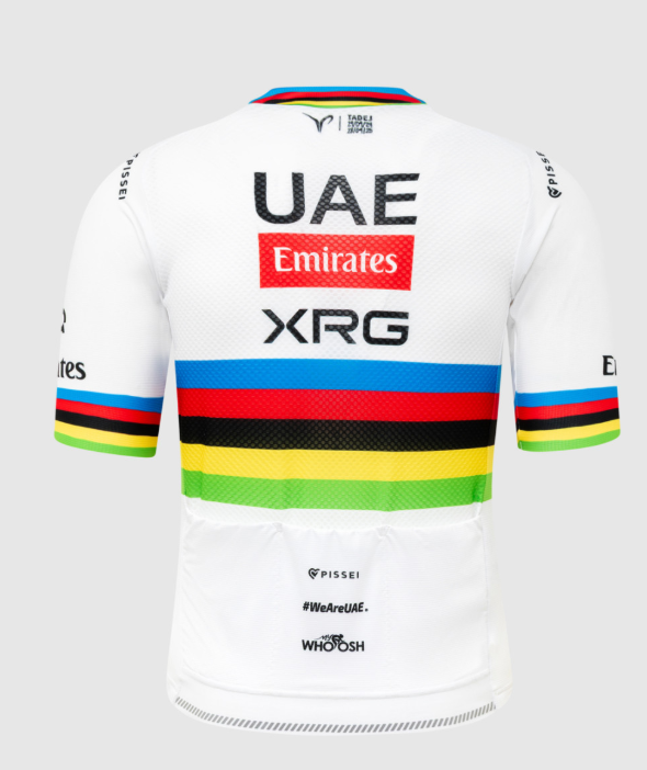Pissei Maglia Estiva Replica Tadej Pogacar World Champion