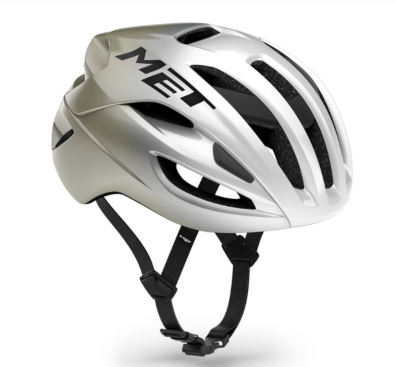 Met Casco Rivale Mips Silver Gray Lucido
