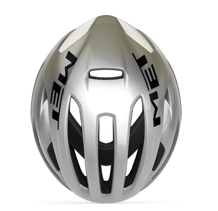 Met Casco Rivale Mips Silver Gray Lucido