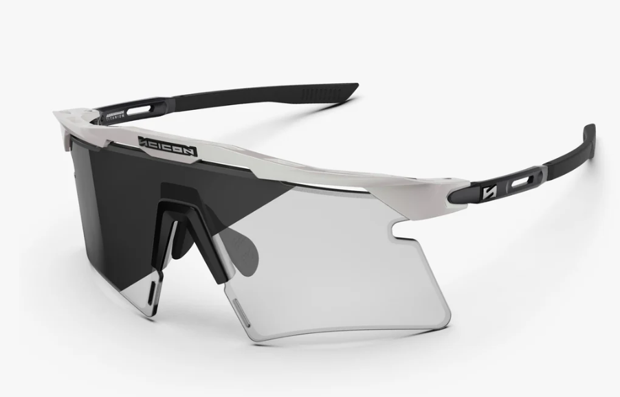 Scicon Sport Occhiali Aeroshade 2.0 Titanium White Metal Matte Photochromic Grey