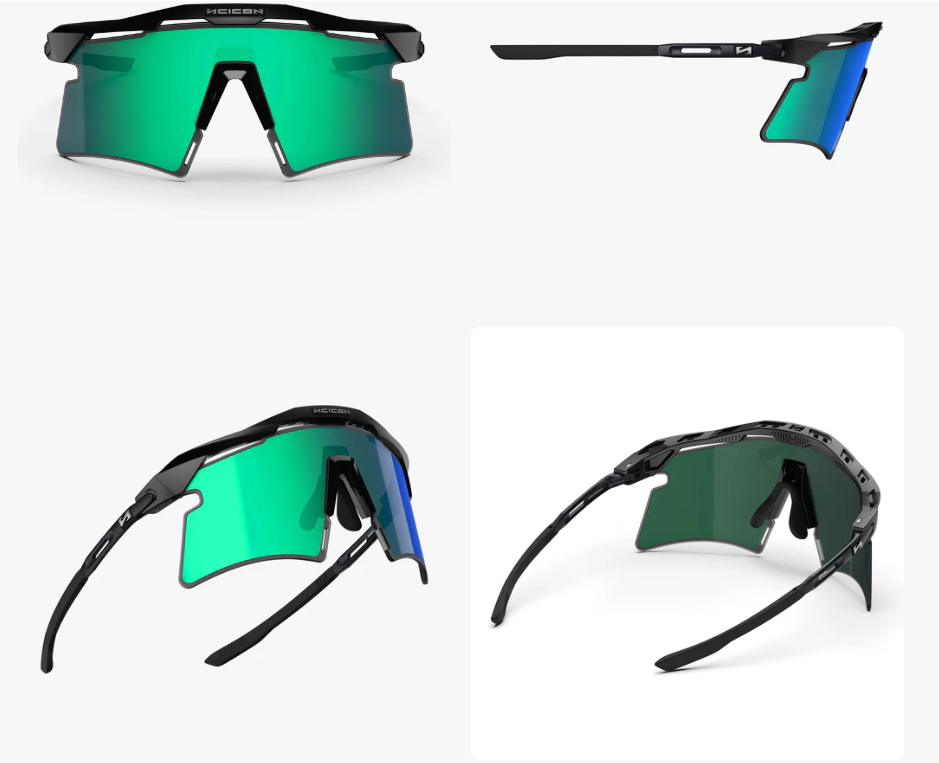 Scicon Sport Occhiali Aeroshade 2.0 Titanium Matte Black Multimirror Blue/Green