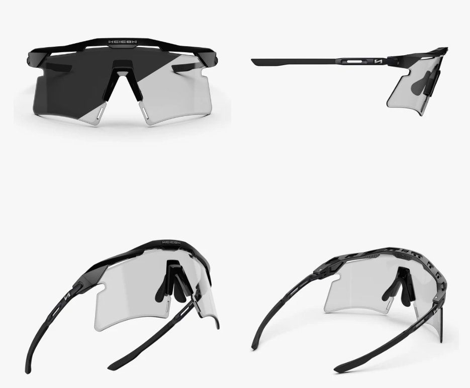 Scicon Sport Occhiali Aeroshade 2.0 Titanium Matte Black Photochromic Grey