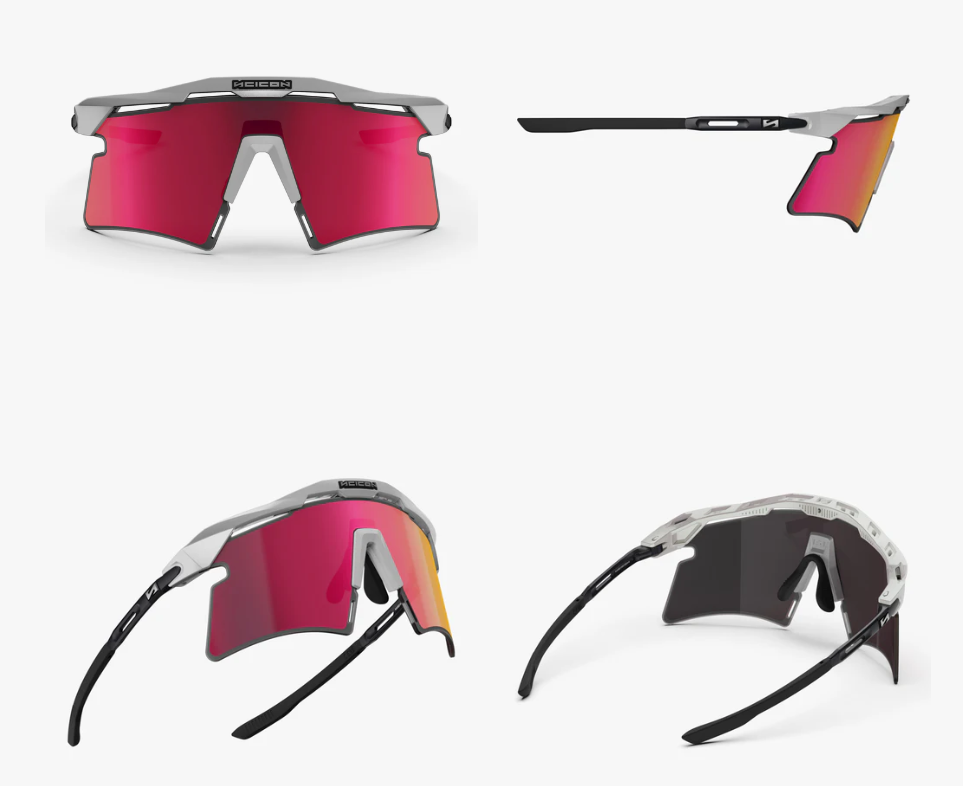Scicon Sport Occhiali Aeroshade 2.0 Titanium White Metal Matte Multimirror Sunburst