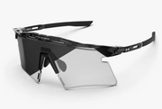 Scicon Sport Occhiali Aeroshade 2.0 Titanium Crystal Black Gloss Photochromic Grey