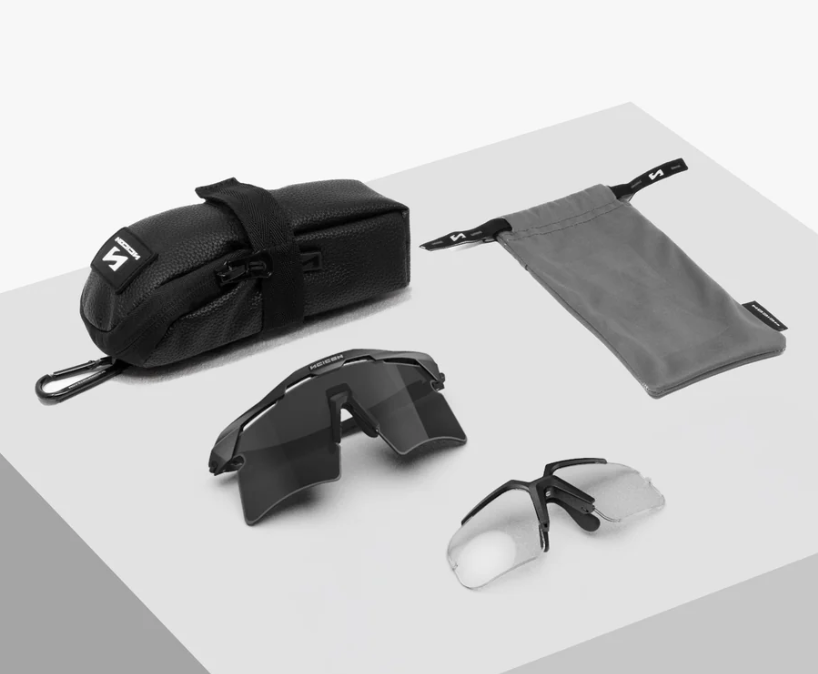 Scicon Sport Occhiali Aeroshade 2.0 Titanium Matte Black Smoke