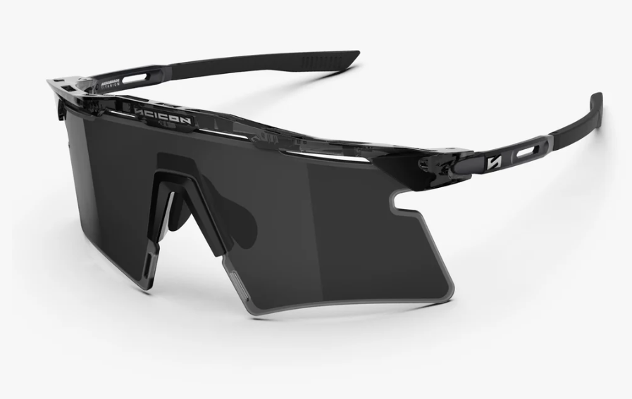 Scicon Sport Occhiali Aeroshade 2.0 Titanium Crystal Black Gloss Smoke