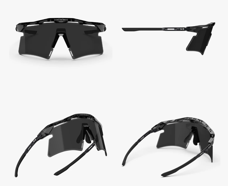 Scicon Sport Occhiali Aeroshade 2.0 Titanium Crystal Black Gloss Smoke