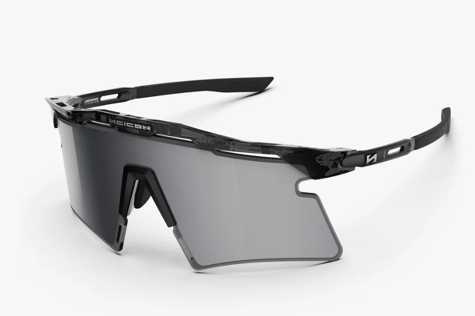 Scicon Sport Occhiali Aeroshade 2.0 Titanium Crystal Black Gloss Multimirror Silver