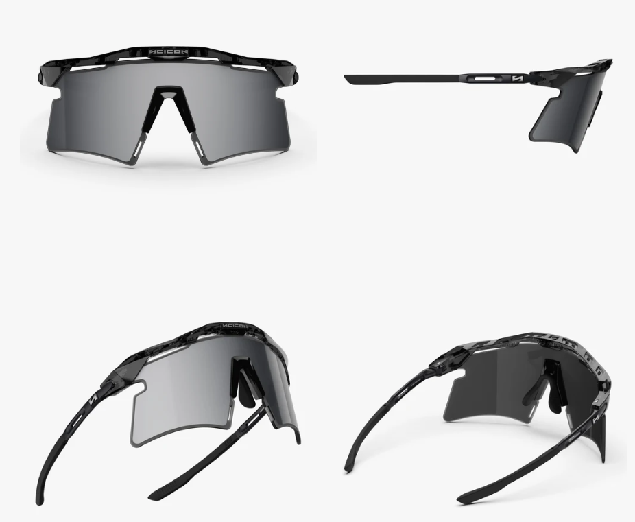 Scicon Sport Occhiali Aeroshade 2.0 Titanium Crystal Black Gloss Multimirror Silver