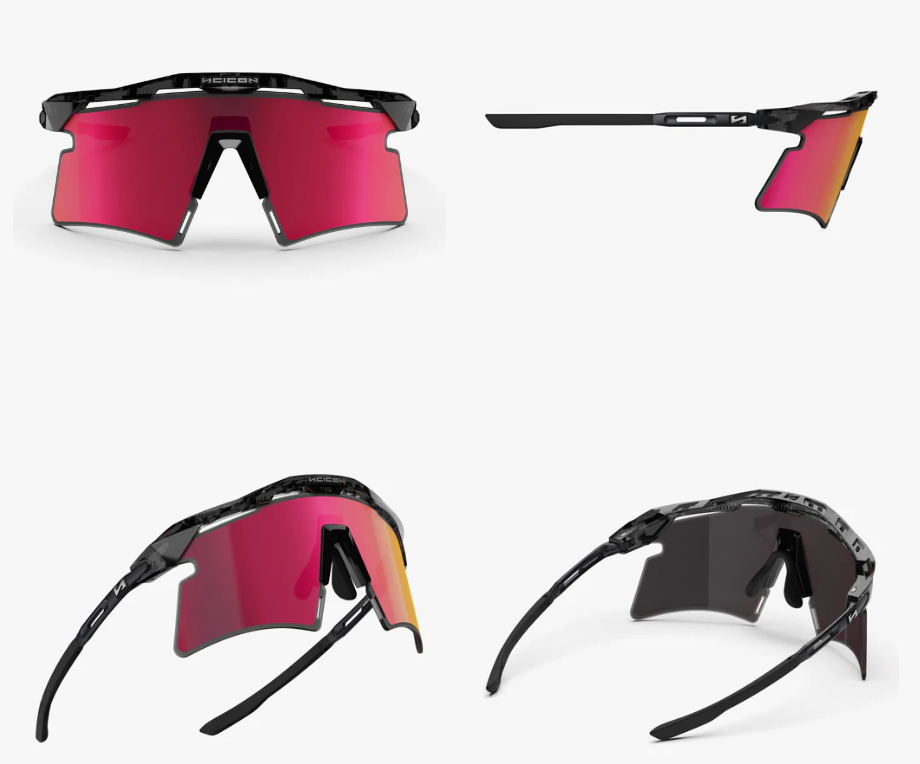 Scicon Sport Occhiali Aeroshade 2.0 Titanium Crystal Black Gloss Multimirror Sunburst
