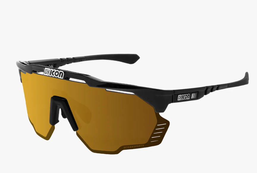 Scicon Sport Occhiali Aeroshade Kunken Black Gloss Multimirror Bronze