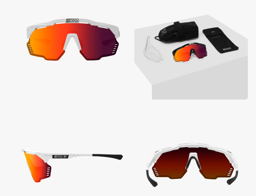 Lunettes de soleil Scicon Sports Aerostorm Multimirror Sunburst