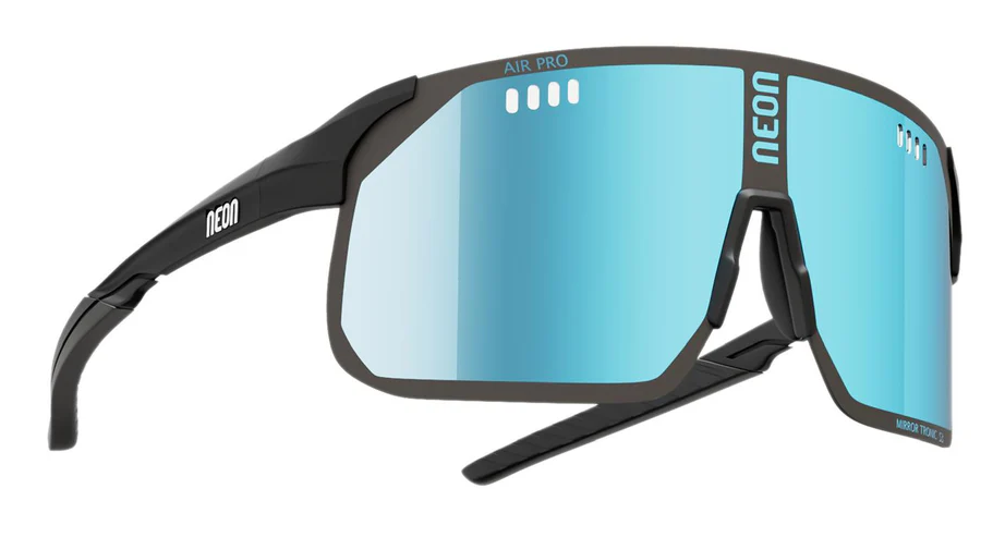 Neon Optic Occhiali Air Pro 2.0  Black Matt Mirror Acciaio