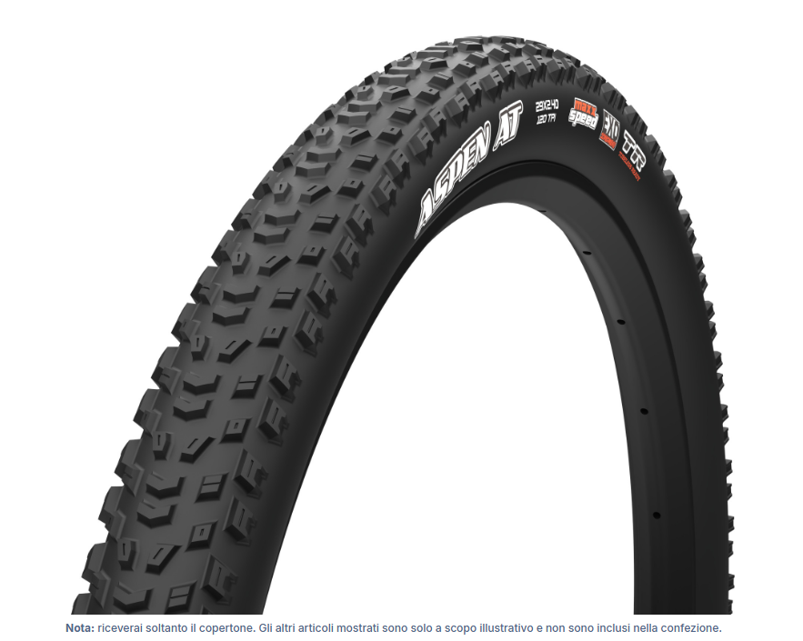 Maxxis Copertone pieghevole Aspen AT  MaxxSpeed EXO TR WT 29x2.40