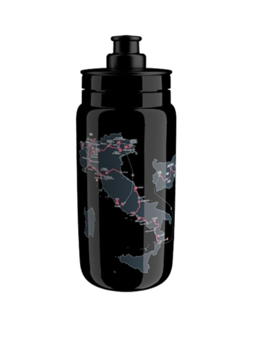 Elite Borraccia Fly Teams Giro d'Italia 2026 Mappa Nero 550ml