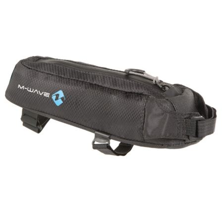 M-Wave Borsa Da Bikepacking Per Tubo Superiore Con Loghi Riflettenti