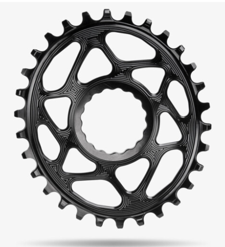 AbsoluteBlack Corona Ovale Direct-Mount N/W Nero 32D