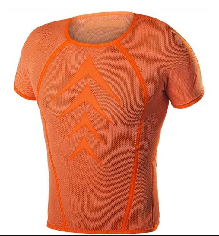 T-shirt Biotex Powerflex blanc en maille extensible 