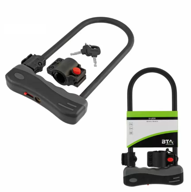 BTA Lucchetto U-LOCK dia.12mm 165x320mm Nero