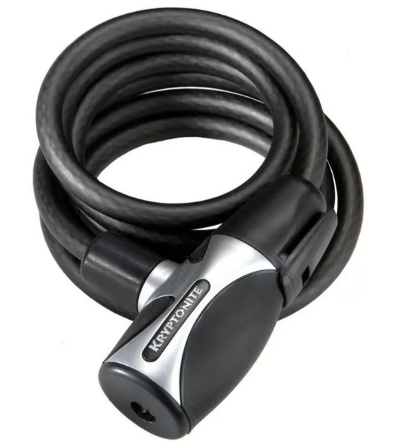 Kryptonite Lucchetto A Spirale Kryptoflex Diametro 12mm Lunghezza 180cm
