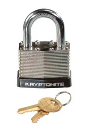 Kryptonite Lucchetto In Acciaio Diametro 44mm 2 chiavi incluse