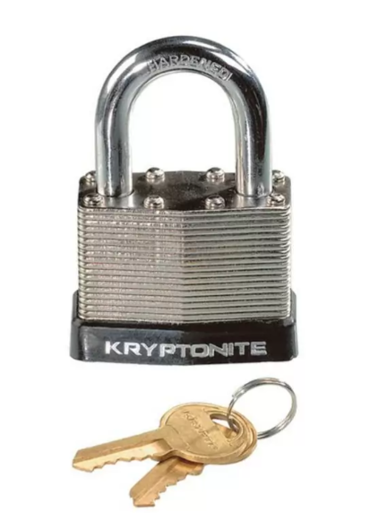 Kryptonite Lucchetto In Acciaio Diametro 44mm 2 chiavi incluse